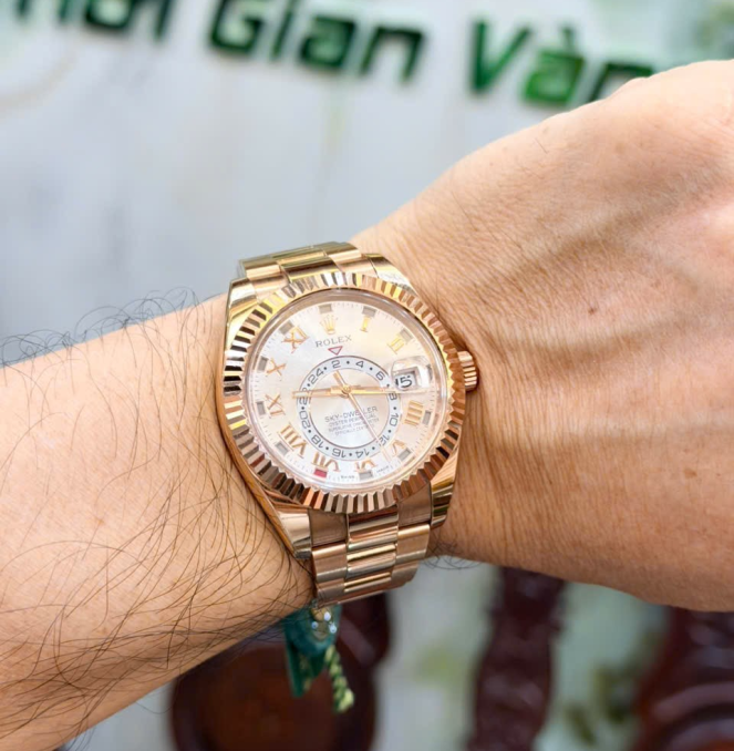 Rolex 326935 full set 2016 vàng Hồng size 42 mới tinh giá 1tỷ180 triệu