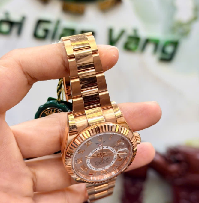 Rolex 326935 full set 2016 vàng Hồng size 42 mới tinh giá 1tỷ180 triệu