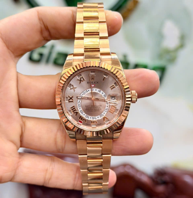 Rolex 326935 full set 2016 vàng Hồng size 42 mới tinh giá 1tỷ180 triệu
