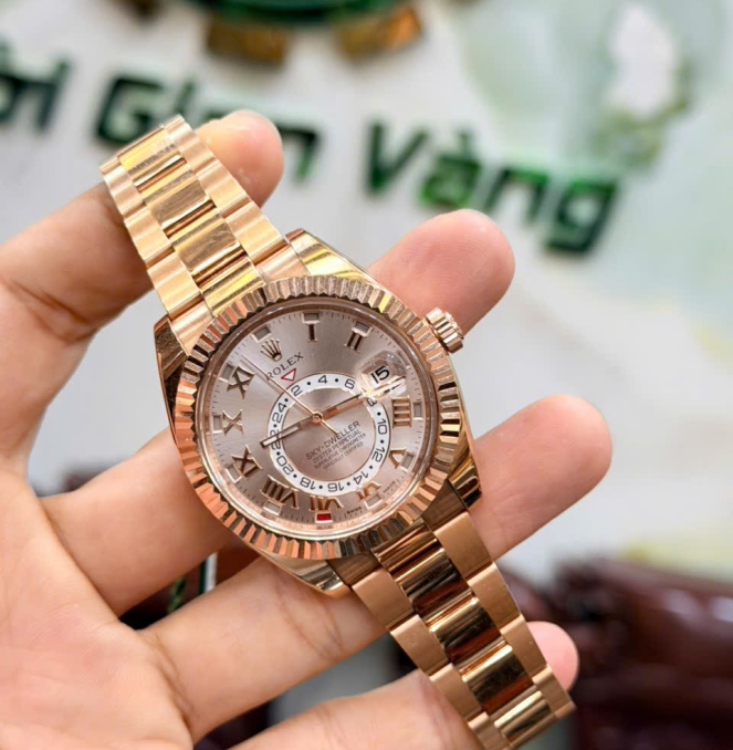 Rolex 326935 full set 2016 vàng Hồng size 42 mới tinh giá 1tỷ180 triệu