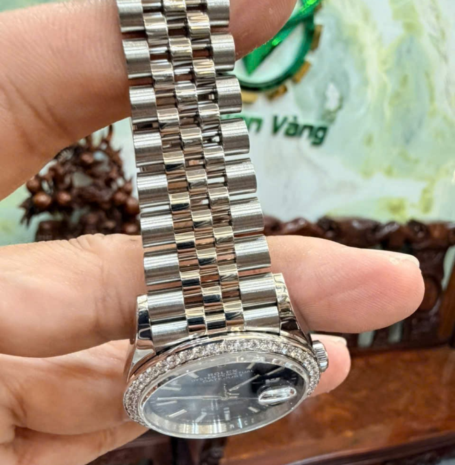 Rolex 126284RBR Size 36 bản thép niềng kim cương hãng full set mk 2 giá  288 triệu