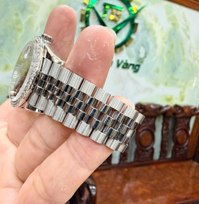 Rolex 126284RBR Size 36 bản thép niềng kim cương hãng full set mk 2 giá  288 triệu