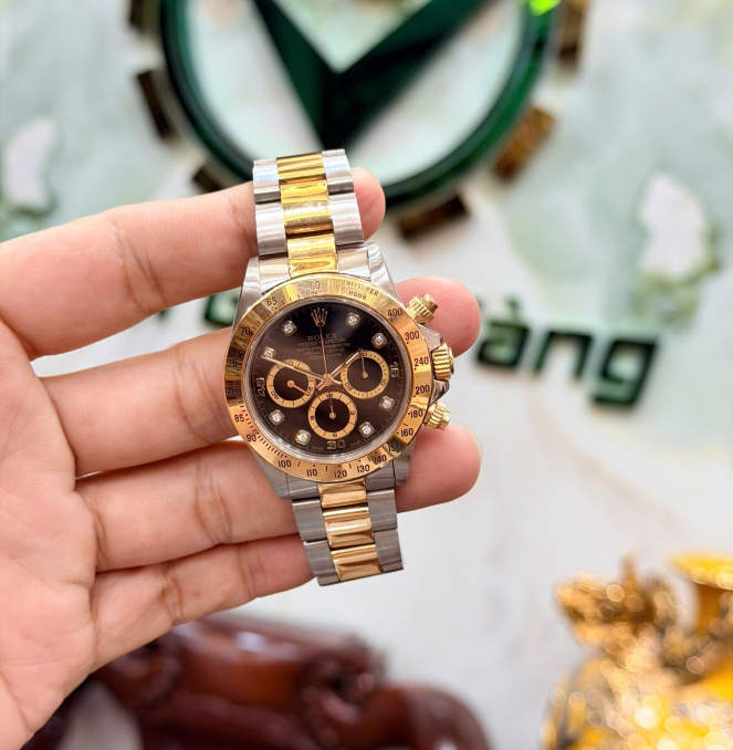  Rolex daytona 16523 size 40 zin nguyên bản giá  388 triệu