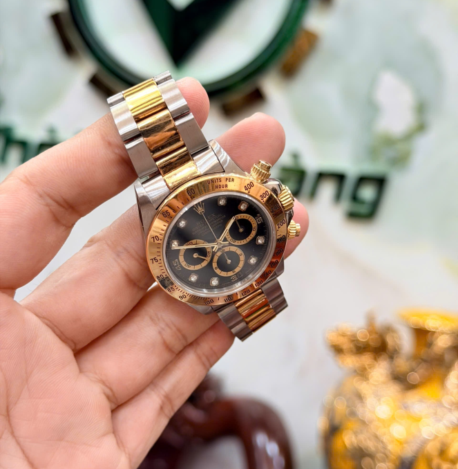  Rolex daytona 16523 size 40 zin nguyên bản giá  388 triệu