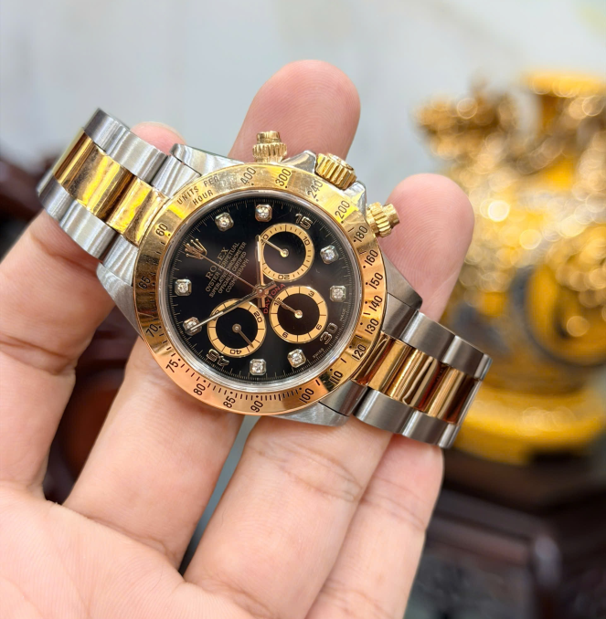  Rolex daytona 16523 size 40 zin nguyên bản giá  388 triệu