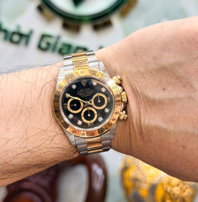  Rolex daytona 16523 size 40 zin nguyên bản giá  388 triệu