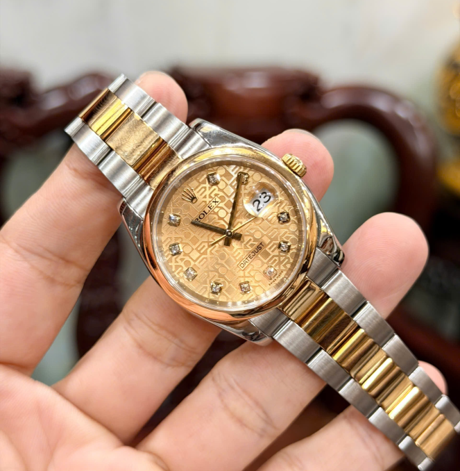Rolex 116203 vi tính vàng chỉ có đồng hồ giá 212 triệu