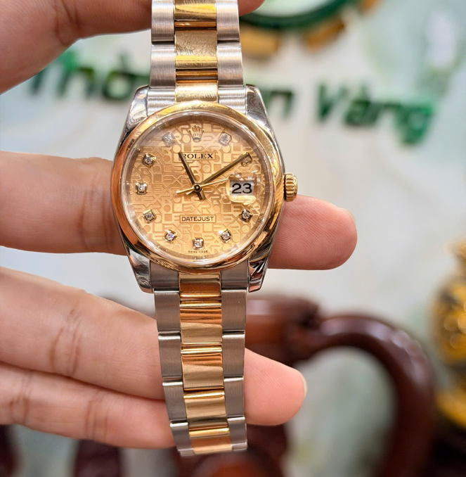 Rolex 116203 vi tính vàng chỉ có đồng hồ giá 212 triệu