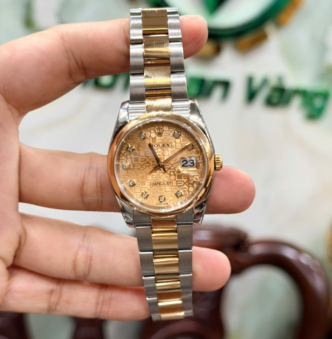 Rolex 116203 vi tính vàng chỉ có đồng hồ giá 212 triệu