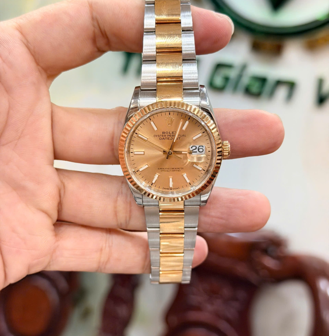 Rolex 126233 đờ mi vàng size 36 giá 268 triệu
