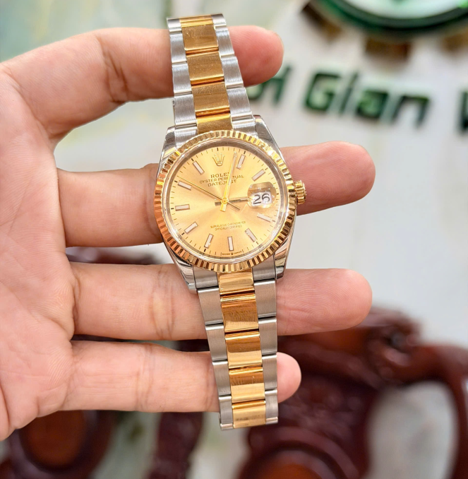 Rolex 126233 đờ mi vàng size 36 giá 268 triệu