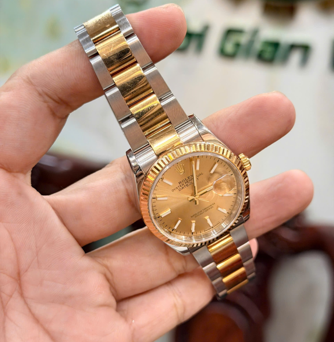 Rolex 126233 đờ mi vàng size 36 giá 268 triệu