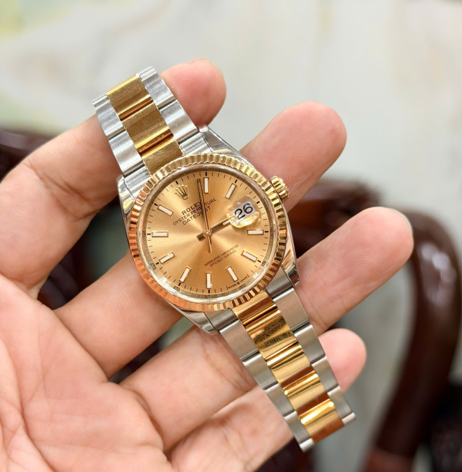Rolex 126233 đờ mi vàng size 36 giá 268 triệu