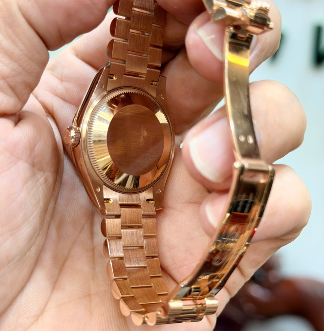 Rolex 278275 vàng hồng size 31 hộp sổ thẻ 2020 giá 999 triệu