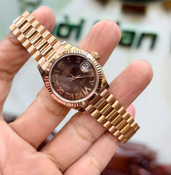 Rolex 278275 vàng hồng size 31 hộp sổ thẻ 2020 giá 999 triệu