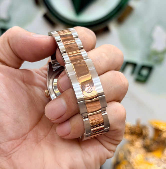 Rolex 116231 xà cừ tím cọc la mã rất ít gặp size 36 giá  235 triệu