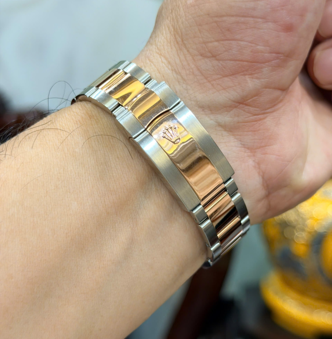 Rolex 116231 xà cừ tím cọc la mã rất ít gặp size 36 giá  235 triệu