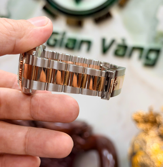 Rolex 116231 xà cừ tím cọc la mã rất ít gặp size 36 giá  235 triệu