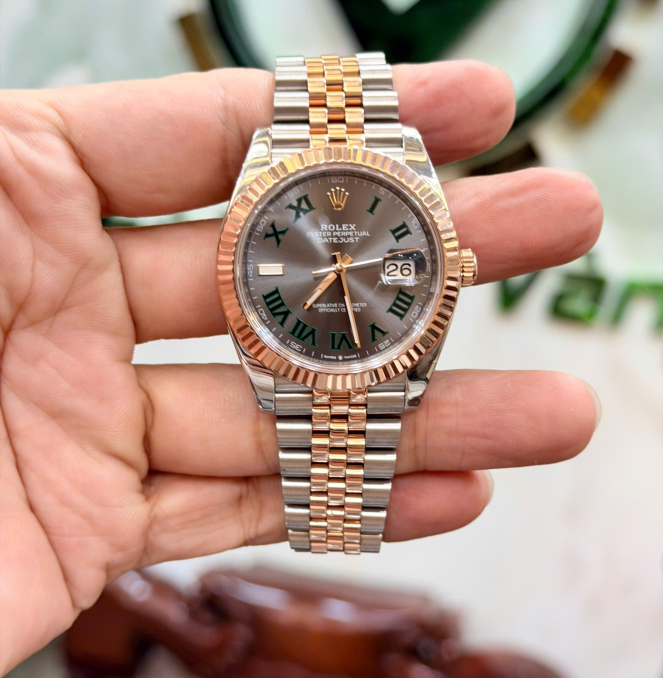 Rolex 126331 winbledon hộp sổ thẻ 2023 size 41 giá 455 triệu