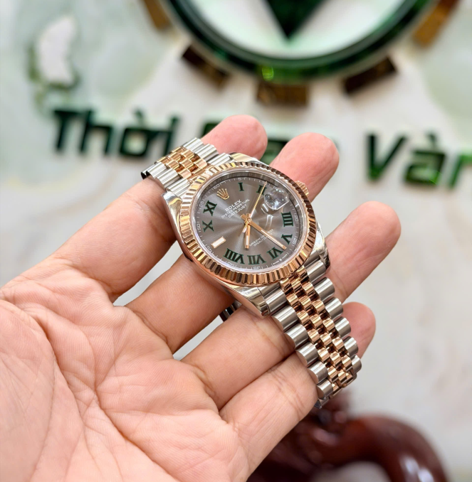 Rolex 126331 winbledon hộp sổ thẻ 2023 size 41 giá 455 triệu