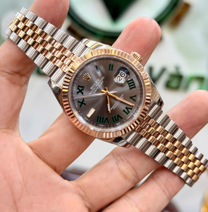 Rolex 126331 winbledon hộp sổ thẻ 2023 size 41 giá 455 triệu