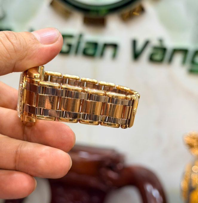 Rolex 18948 size 39 vàng khối 3 màu hộp sổ thẻ 2011 giá 960 triệu