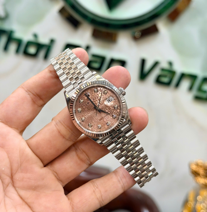 Rolex 126234 vi tính cá hồi size 36 hộp thẻ 2019 giá 308 triệu