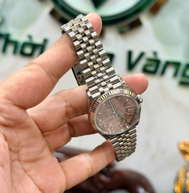 Rolex 126234 vi tính cá hồi size 36 hộp thẻ 2019 giá 308 triệu