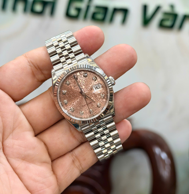 Rolex 126234 vi tính cá hồi size 36 hộp thẻ 2019 giá 308 triệu