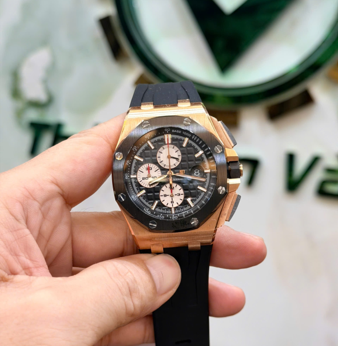 Quái thú Auderma Piguet ceramic size 44  zin nguyên bản giá 790 triệu