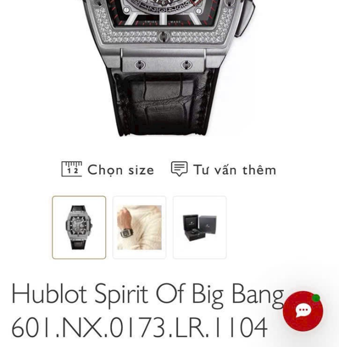 Hublot Spirit BigBang diamond zin hãng chekapp 2024 size 45 giá 239 triệu