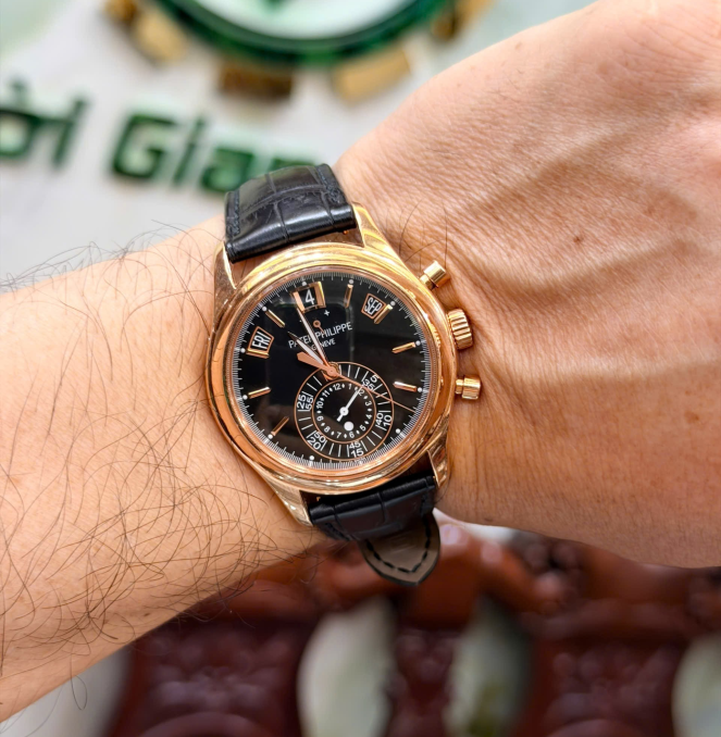 Siêu phẩm patekphilippe 5960R vàng hồng full set 2014 size 40,5 giá 1tỷ368 triệu