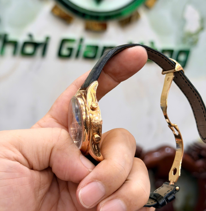 Siêu phẩm patekphilippe 5960R vàng hồng full set 2014 size 40,5 giá 1tỷ368 triệu