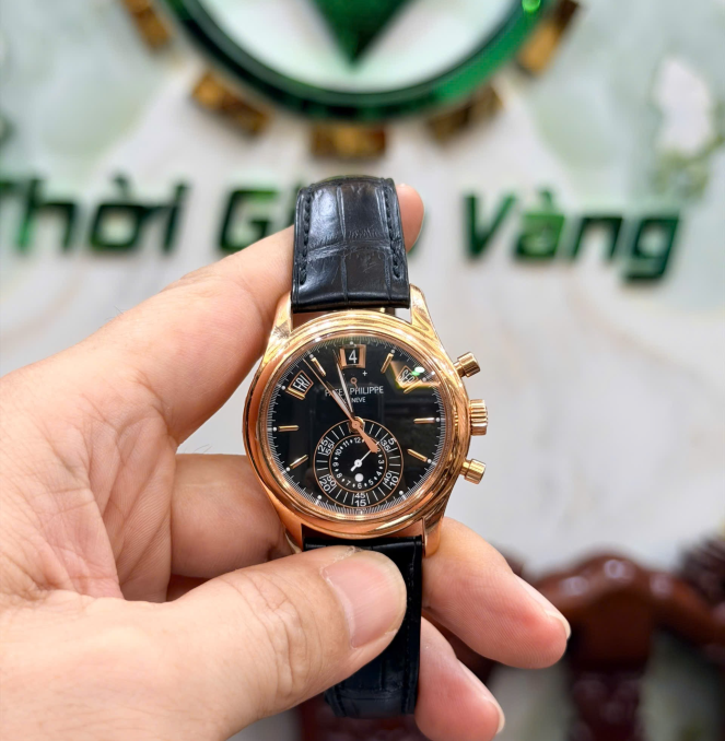Siêu phẩm patekphilippe 5960R vàng hồng full set 2014 size 40,5 giá 1tỷ368 triệu