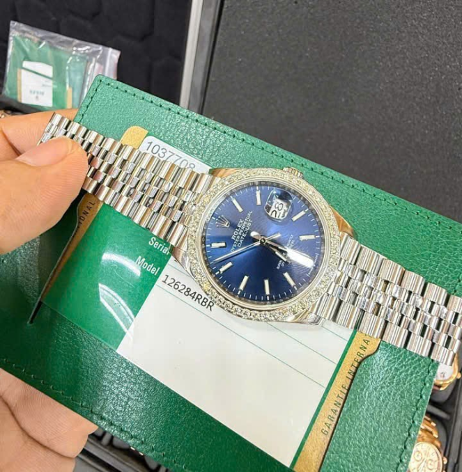Rolex 126284RBR Size 36 bản thép niềng kim cương hãng full set mk 2 giá  288 triệu