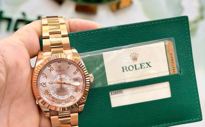 Rolex 326935 full set 2016 vàng Hồng size 42 mới tinh giá 1tỷ180 triệu