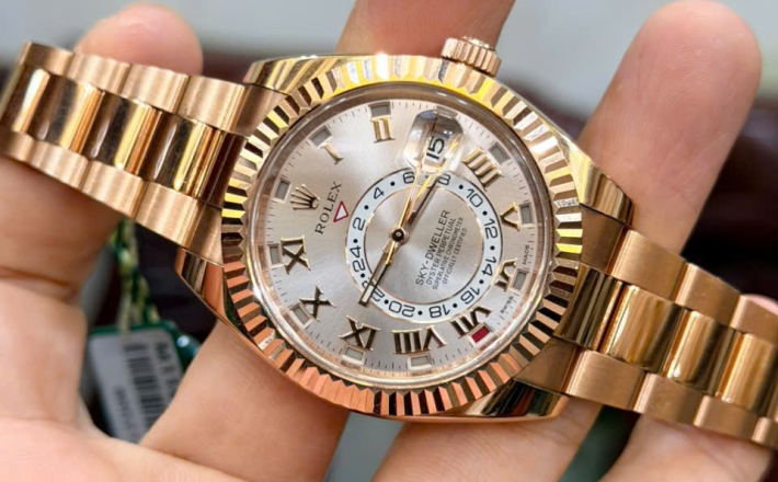 Rolex 326935 full set 2016 vàng Hồng size 42 mới tinh giá 1tỷ180 triệu