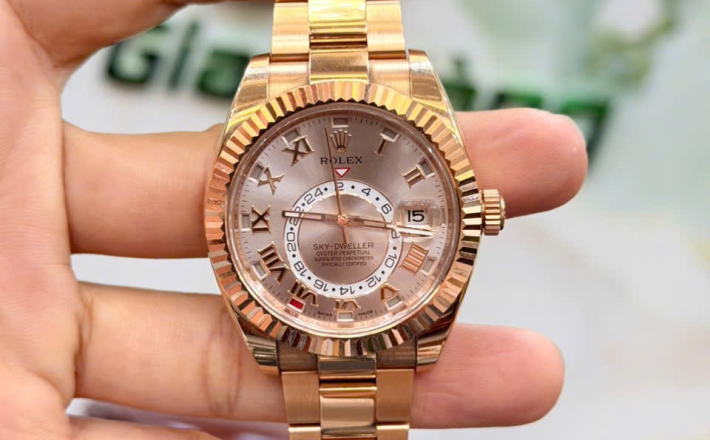 Rolex 326935 full set 2016 vàng Hồng size 42 mới tinh giá 1tỷ180 triệu