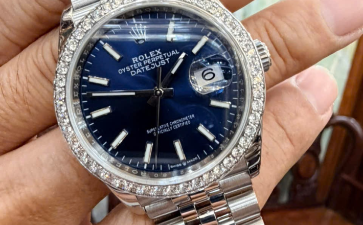 Rolex 126284RBR Size 36 bản thép niềng kim cương hãng full set mk 2 giá  288 triệu