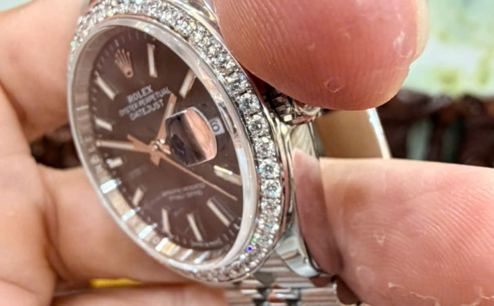 Rolex 126284RBR Size 36 bản thép niềng kim cương hãng full set mk 2 giá  288 triệu