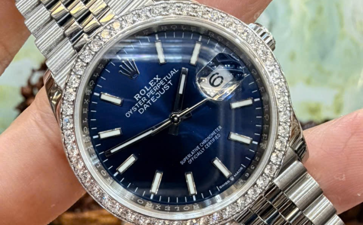 Rolex 126284RBR Size 36 bản thép niềng kim cương hãng full set mk 2 giá  288 triệu