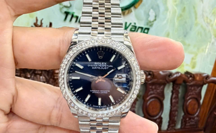 Rolex 126284RBR Size 36 bản thép niềng kim cương hãng full set mk 2 giá  288 triệu