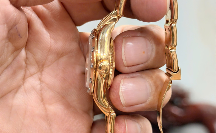 Rolex pearl master 80318 vàng khối kim cương hãng hộp sổ thẻ giá 468 triệu