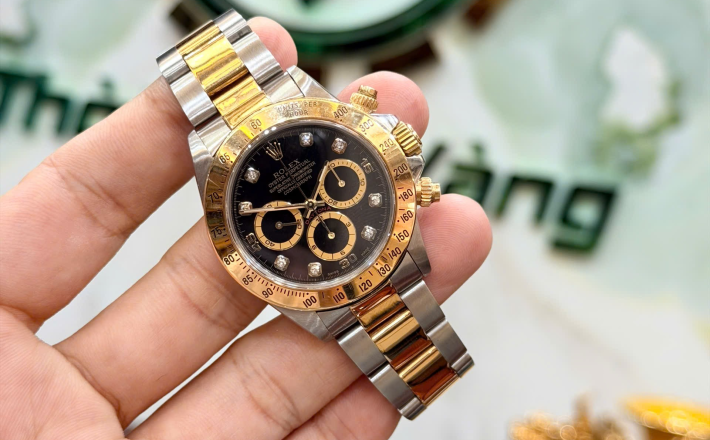  Rolex daytona 16523 size 40 zin nguyên bản giá  388 triệu
