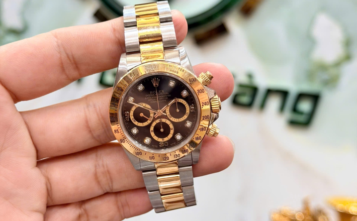  Rolex daytona 16523 size 40 zin nguyên bản giá  388 triệu