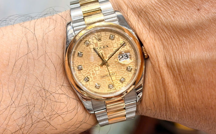 Rolex 116203 vi tính vàng chỉ có đồng hồ giá 212 triệu