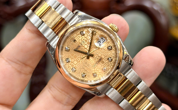 Rolex 116203 vi tính vàng chỉ có đồng hồ giá 212 triệu