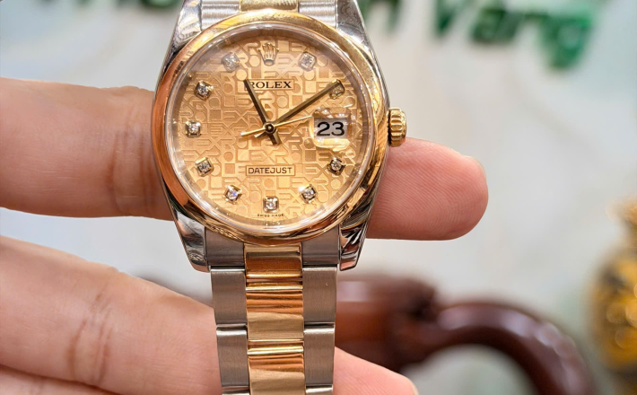 Rolex 116203 vi tính vàng chỉ có đồng hồ giá 212 triệu