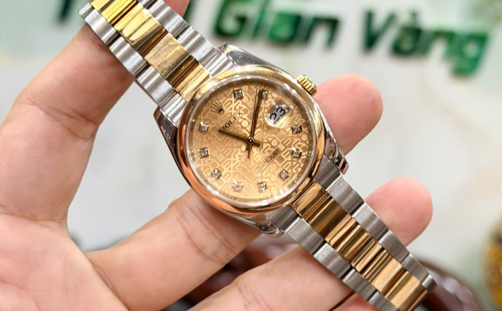 Rolex 116203 vi tính vàng chỉ có đồng hồ giá 212 triệu