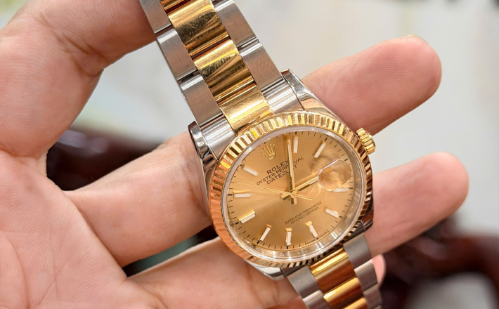 Rolex 126233 đờ mi vàng size 36 giá 268 triệu